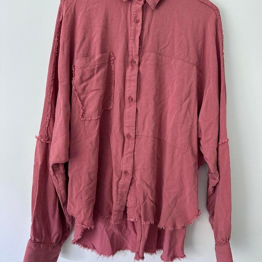 Unbranded Women's Pink and Red Shirt
